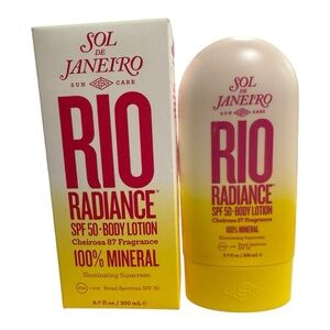 Sol de Janeiro Rio Radiance SPF 50 Body Lotion Cheirosa 87 Full Size 6.7 oz NEW
